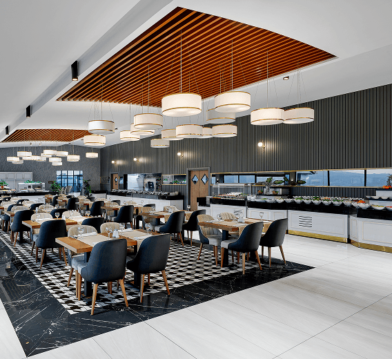 Restoran - Göl Manzaralı Yemek